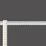 RENDA BICO POMPOM 1,7cm SEM BENEFICIAMENTO 50m