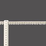 RENDA BICO ZIG ZAG 1,5cm CHAMPAGNE 30m