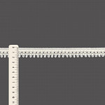 RENDA BICO ZIG ZAG 2cm CHAMPAGNE 30m
