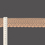 RENDA BOLINHA 4,3cm CRU  30m