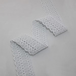 RENDA BOLINHA 5,3cm BRANCO