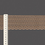 RENDA BOLINHA 6,6cm CAMURÇA CLARO 30m