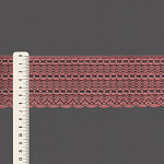 RENDA BOLINHA 6,6cm ROSÉ VELHO 30m