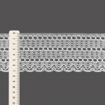RENDA BOLINHA 7,2cm BRANCO 30m