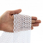RENDA BOLINHA 7,5cm BRANCO