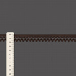 RENDA BOLINHA BICO POPPY 1,9cm MARROM 30m
