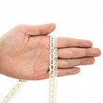 RENDA BOLINHA ESTREITA 1,3cm CRU