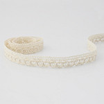 RENDA BOLINHA ESTREITA 1,3cm CRU RENDA BOLINHA ESTREITA 1,3cm CRU