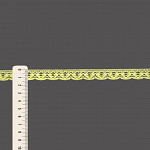 RENDA BOLINHA MÉDIA 1,4cm AMARELO CLARO 30m