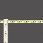 RENDA BOLINHA MÉDIA 1,4cm AMARELO CLARO 50m