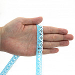 RENDA BOLINHA MÉDIA 1,4cm AZUL BEBÊ/SEM BENEFICIAMENTO 30m