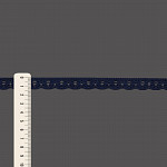 RENDA BOLINHA MÉDIA 1,4cm AZUL ESCURO 30m