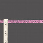 RENDA BOLINHA MÉDIA 1,4cm ROSA 30m
