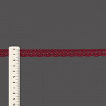RENDA BOLINHA MÉDIA 1,4cm VINHO 30m