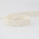 RENDA BOLINHA MEDIA 1,6cm CRU 30m