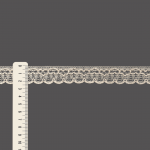 RENDA CORAÇÃO ZIG ZAG CUORE 2,4cm CRU 30m