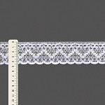 RENDA CORAÇÃO ZIG ZAG CUORE 4,6cm BRANCO 30m