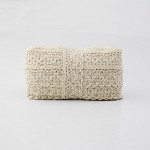 RENDA CORAÇÃO ZIG ZAG CUORE 4,9cm CRU