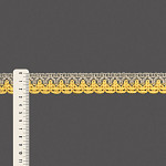 RENDA CROCHÊ FLOR 2,6cm AREIA/AMARELO BEBÊ 30m