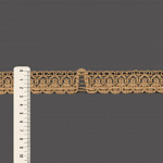 RENDA CROCHÊ FLOR 2,7cm BEGE 30m