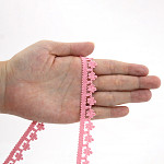 RENDA FLOR 1,6cm ROSA BEBÊ 30m