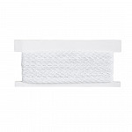 RENDA FLORIPA 1cm BRANCO 10m