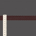 RENDA FLORIPA DUPLA 2,4cm MARROM 50m