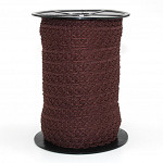 RENDA FLORIPA DUPLA 2,4cm MARROM 50m