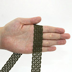 RENDA FLORIPA DUPLA 2,4cm VERDE MUSGO 50m