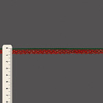 RENDA MANUALIDADES 9mm VERMELHO/VERDE/OURO 10m