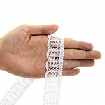 RENDA MILENIUM 2,5cm BRANCO 30m