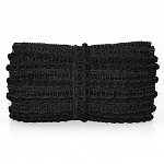 RENDA PALITO POMPOM 2,4cm PRETO 30m