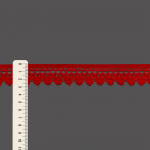 RENDA PARÁ BOLA 2,8cm VERMELHO 10m