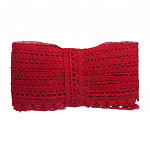 RENDA PARÁ BOLA 2,8cm VERMELHO 10m