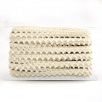RENDA POMPOM 1,1cm CRU 30m