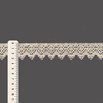 RENDA ZIG ZAG BICO 3,3cm CRU 30m