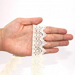 RENDA ZIG ZAG BICO 3,3cm CRU 30m
