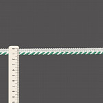 VIVO CORDÃO FINO 1,2cm CHAMPAGNE/VERDE 20m