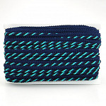 VIVO CORDÃO MÉDIO 1,1cm AZUL ESCURO/VERDE MEDITERRÂNEO/PRETO 20m