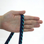 VIVO CORDÃO MÉDIO 1,1cm AZUL ESCURO/VERDE MEDITERRÂNEO/PRETO 20m