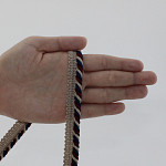 VIVO CORDÃO MÉDIO 1,1cm CAMURÇA CLARO/AZUL ESCURO/VINHO 20m