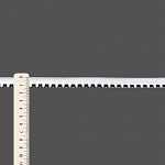 VIVO PONTILHADO 1,3cm SEM BENEFICIAMENTO/PRETO 50m