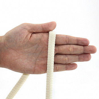 CORDÃO AGULHADO GROSSO 10mm CHAMPAGNE 20m