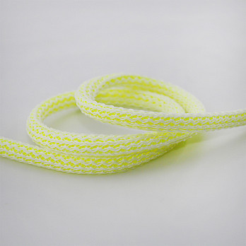 CORDÃO AGULHADO MÉDIO 7,5mm SEM BENEFICIAMENTO/AMARELO NEON 50m