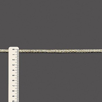 CORDÃO AGULHADO MÉDIO 7mm SEM BENEFICIAMENTO/OURO/PRATA 50m