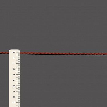 CORDÃO FINO GITANA 4mm CONHAQUE 30m