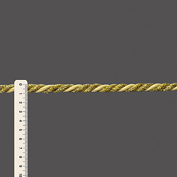 CORDÃO GROSSO 10mm BEGE/OURO 50m