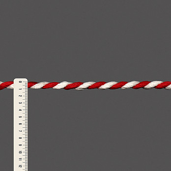 CORDÃO GROSSO 10mm CRU/VERMELHO 30m