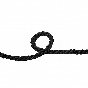 CORDÃO GROSSO 10mm PRETO 10m