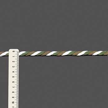 CORDÃO L50 GROSSO 9mm VERDE CLARO/BEGE/SEM BENEFICIAMENTO 30m